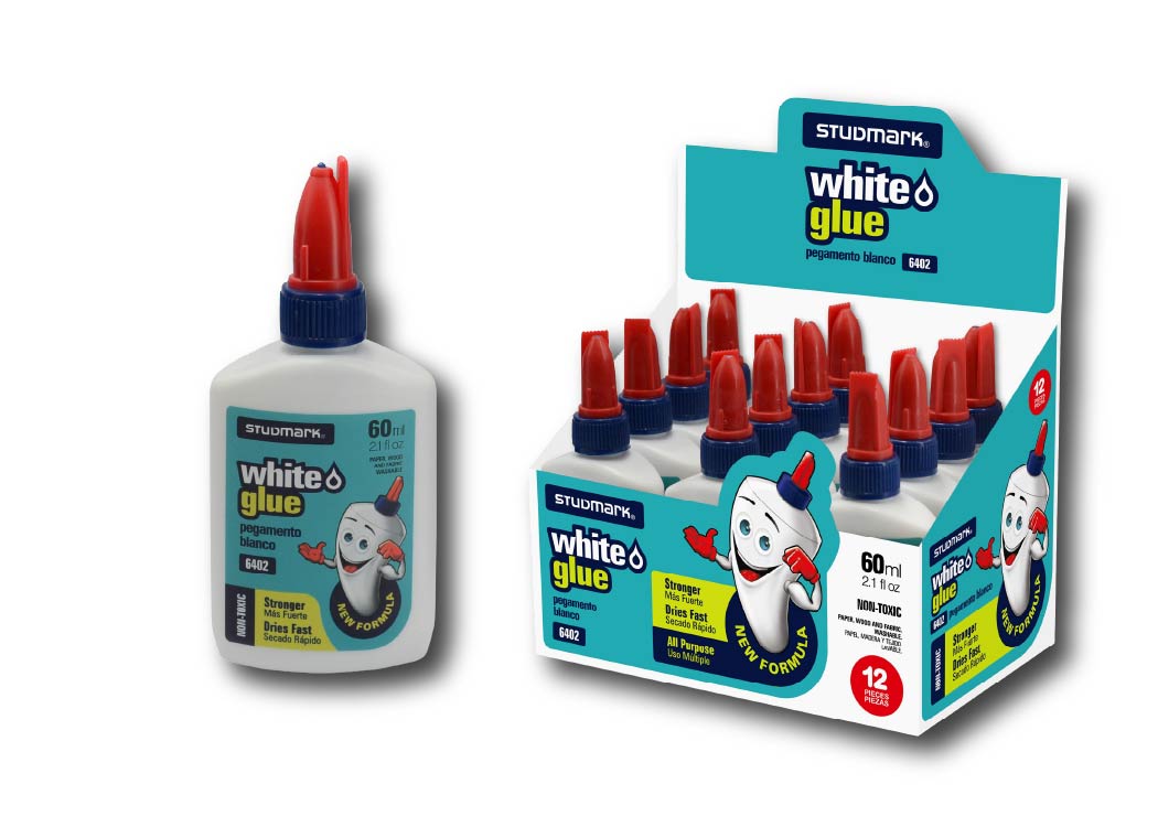 PEGAMENTO BLANCO ESCOLAR STUDMARK 60grs 2 onz